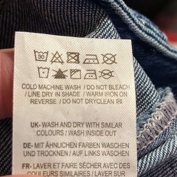 Boden‎ Abingdon Denim Jean Mini Skirt Size 16/18T - Picture 9 of 10